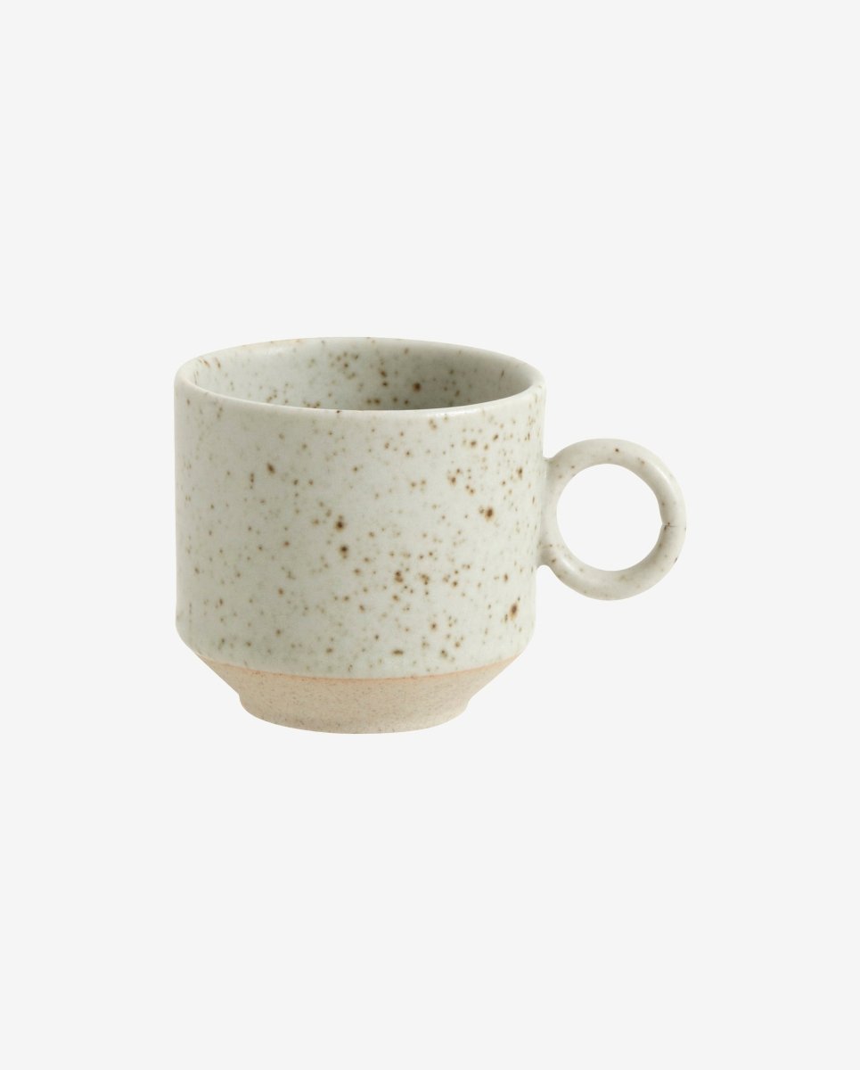 GRAINY espresso kop i keramik m-hank - sand - nordal.dk